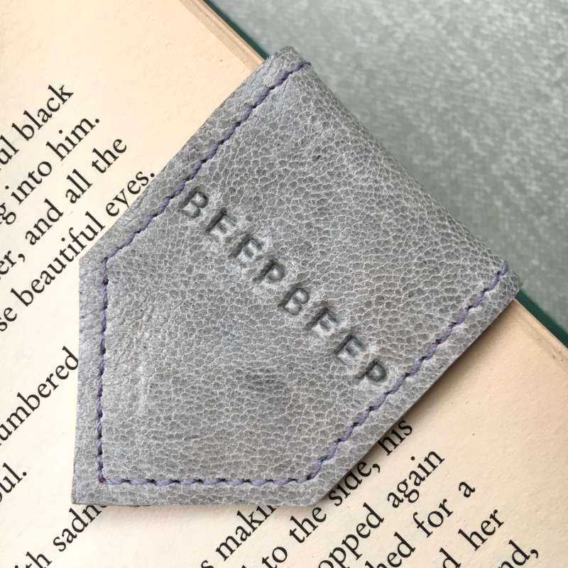 personalised_grey_leather_bookmarks_by_law