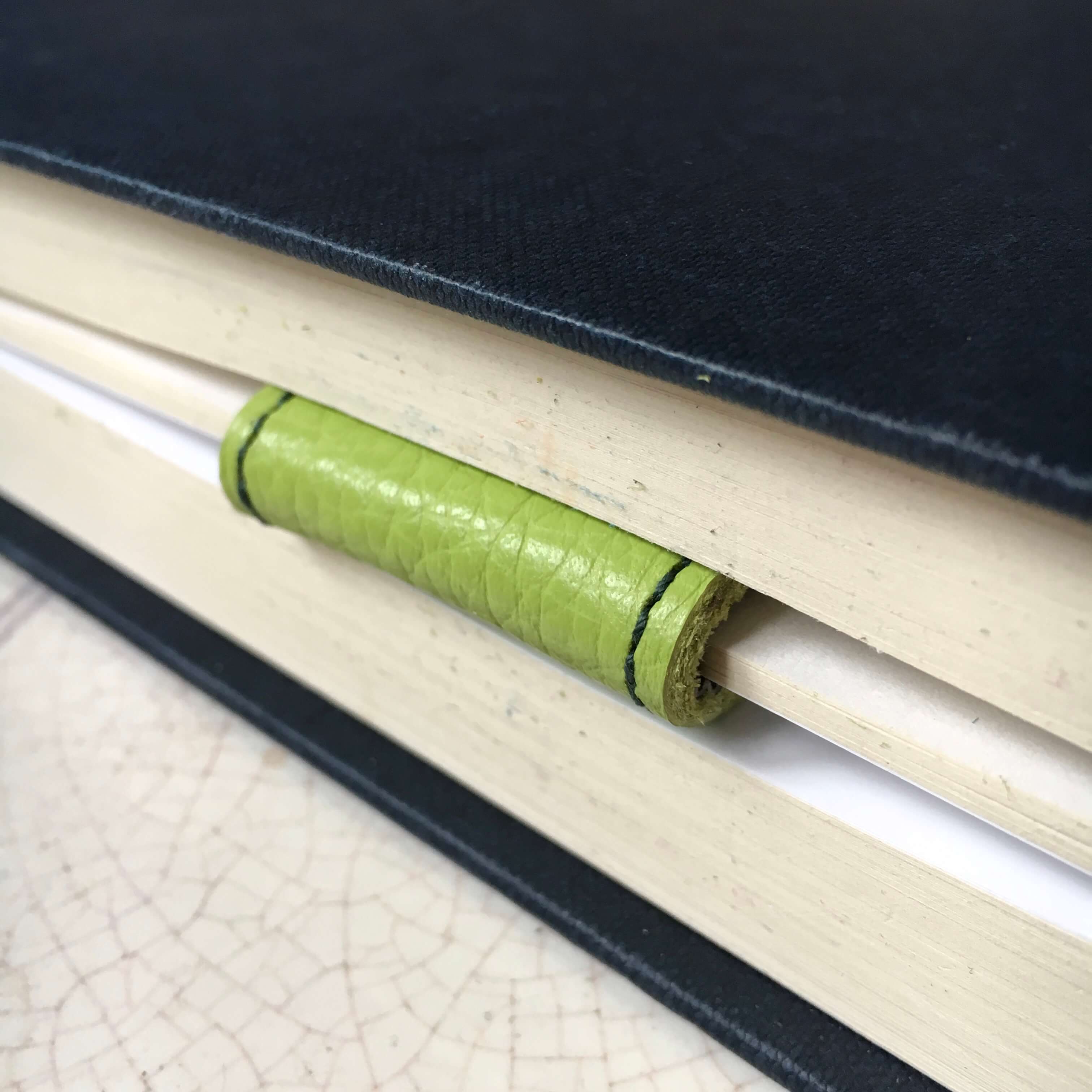 green_leather_bookmark_by_Law